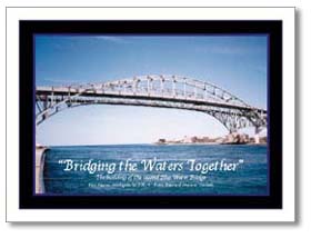 Blue Water Bridges calendar