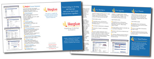 Like Glue brochure