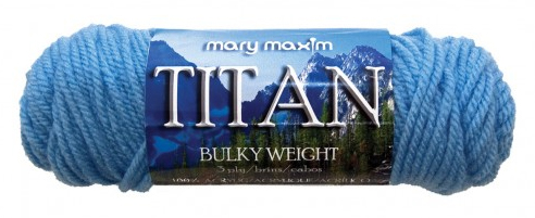 Mary Maxim yarn label