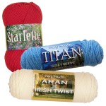 Mary Maxim yarn labels